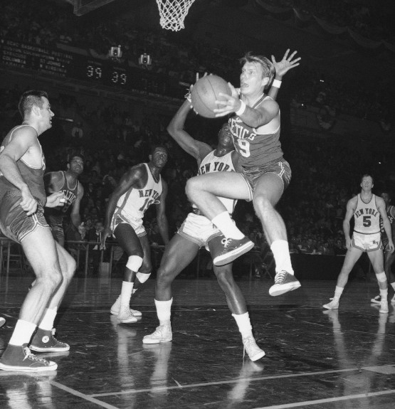 Mr. Nelson, heading to the hoop in a 1967 game